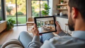explorez cette maison virtuelle et découvrez ses espaces, son aménagement et son ambiance grâce à une visite en ligne immersive.
