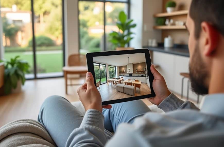 explorez cette maison virtuelle et découvrez ses espaces, son aménagement et son ambiance grâce à une visite en ligne immersive.
