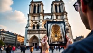 explorez notre-dame de paris grâce à une visite virtuelle en ligne et découvrez son histoire, son architecture et ses trésors depuis chez vous.