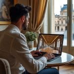 explorez les collections et les salles du musée du louvre grâce à une visite virtuelle en ligne, et découvrez ses œuvres emblématiques depuis chez vous.